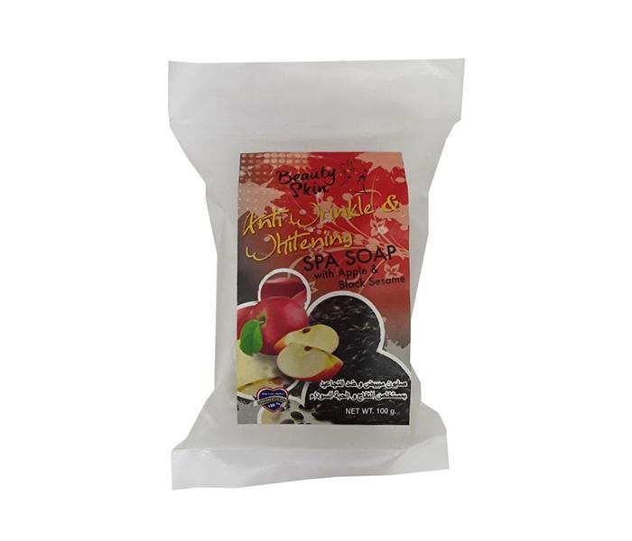 Beauty Skin Anti-Wrinkle & Whitening Spa Soap with Apple & Black Sesame - 100g - Zoom Image