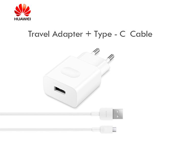 Huawei Adaptor Tyoe-C AC 9V 2.0AMP White - Zoom Image 1