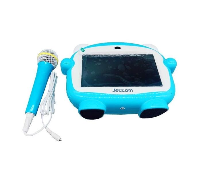 JETTOM J1 Play And Learn Kids Tablet 7 Inch 4GB, 512 MB DDR3, WiFi, Quad Core, Camera, Android Calling Function - blue + FREE Microphone! - Zoom Image 1