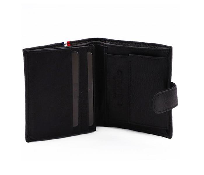 ORLANDO Black Leather Wallet for Men - ORLANDO 220 BLK - Zoom Image 6