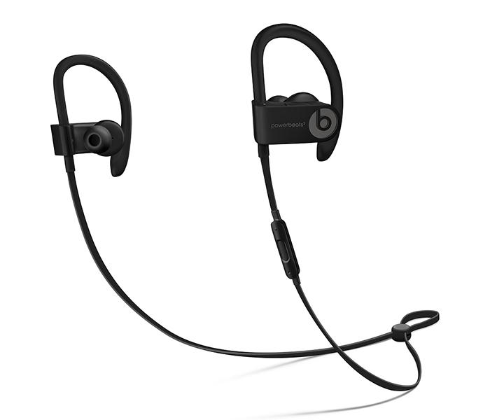 Apple ML8V2ZM/A Powerbeats3 Wireless Earphones with Microphone - Black - Zoom Image 2