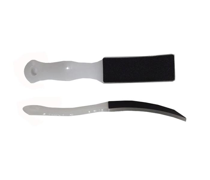 Beauty Skin Curved Hand & Foot File - White & Black - Zoom Image