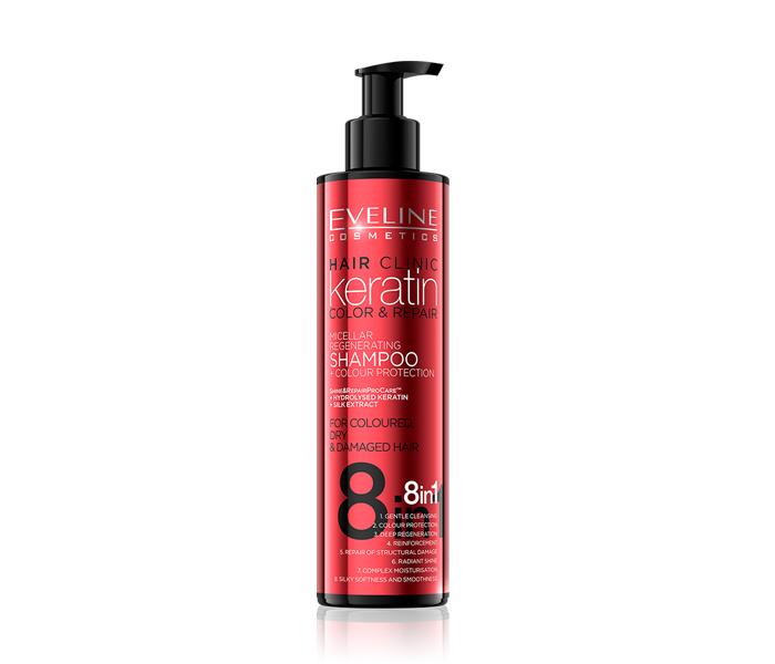 Eveline Cosmetics Micellar Regenerating Shampoo + Colour Protection - Zoom Image