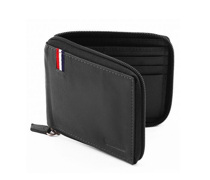 ORLANDO Black Leather Wallet for Men - ORLANDO 208 BLK - Zoom Image 1