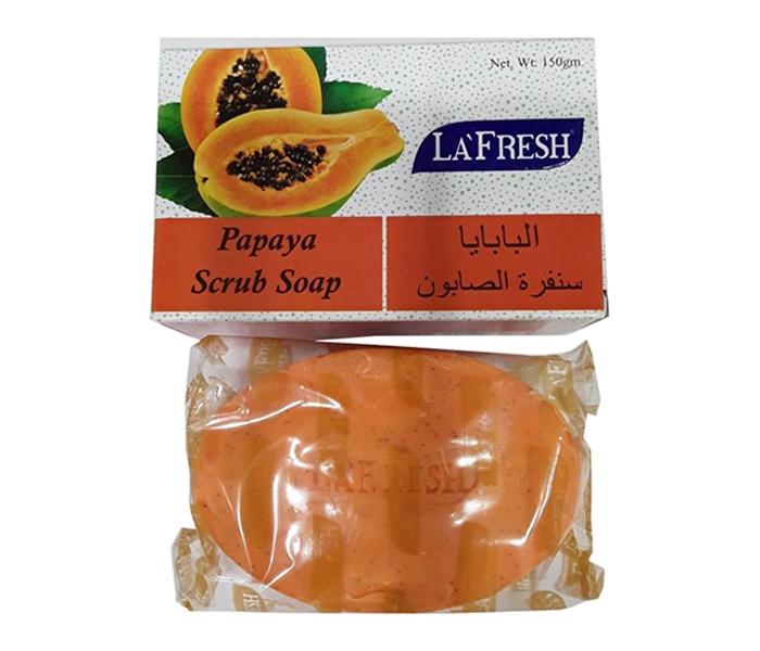 Lafresh Papaya Scrub Soap - 150g - Zoom Image