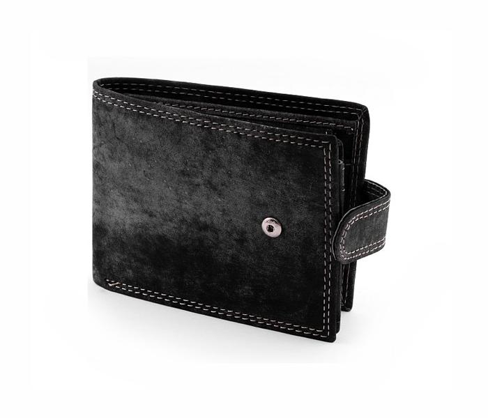 Today&#039;s Fashion Black Leather Wallet For Men - TF 218 BLK - Zoom Image 2