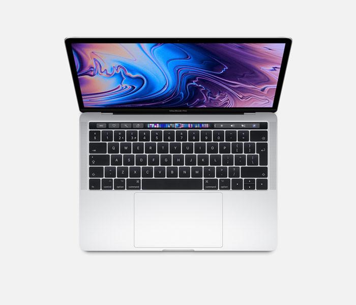 Apple MacBook Pro 13-inch With Touch Bar 2.4GHz Quad-Core 8th Generation Intel Core i5 Processor, 512GB - Silver - Zoom Image 2