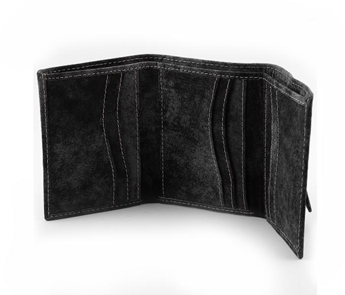 Todays Fashion Black Leather Wallet for Men - TF 213 BLK - Zoom Image 4