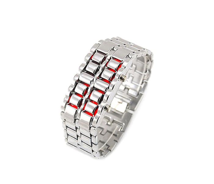 AKM AKM016 Designer LED watch - Silver - Zoom Image 1