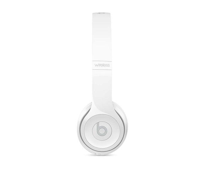 Apple MNEP2ZM/A Beats Solo3 Wireless On-Ear Headphones with Microphone - Gloss White - Zoom Image 2