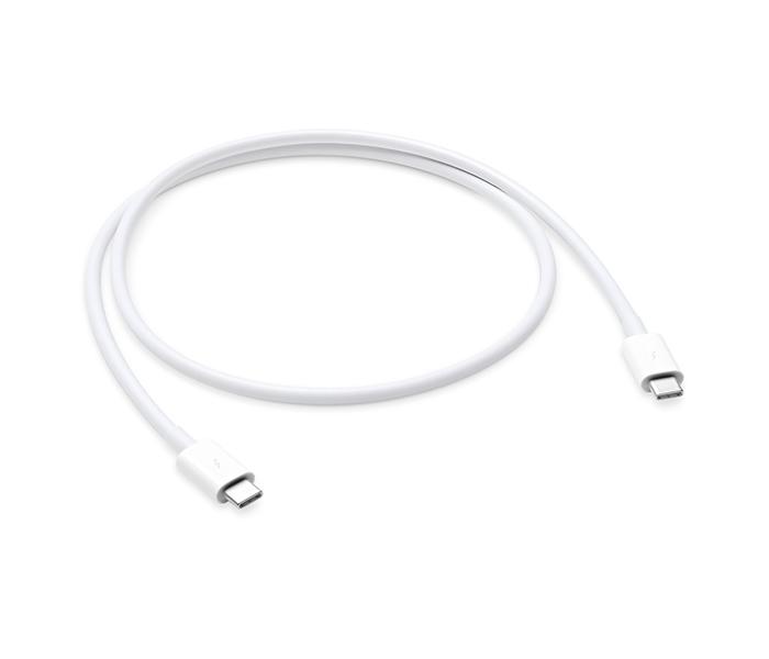 Apple MQ4H2ZM/A 0.8m Thunderbolt 3 Cable - White - Zoom Image 2