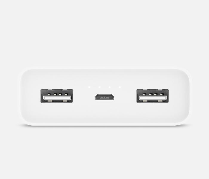 Xiaomi Mi Powerbank 2c 20000mah - White - Zoom Image 2