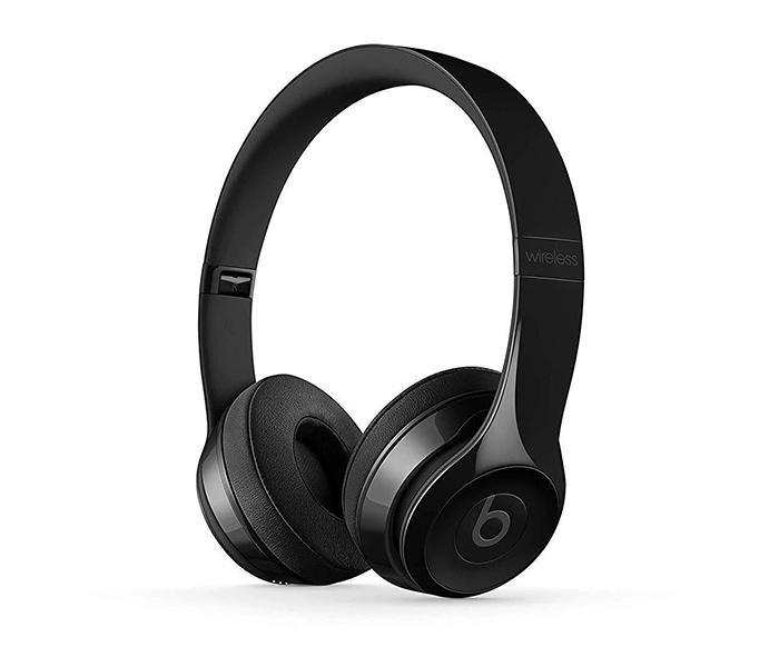 Apple MNEN2ZM/A Beats Solo3 Wireless On-Ear Headphones with Microphone - Gloss Black - Zoom Image 2