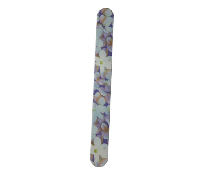 Beauty Skin Printed Nail File - White & Purple - Zoom Image