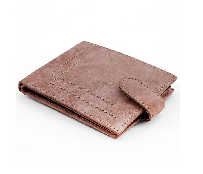 Today&#039;s Fashion Beige Leather Wallet for Men - TF 211 BG - Zoom Image 2