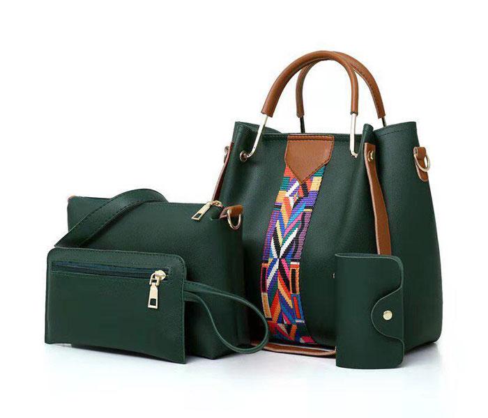 Ladies Luxury Bag 4 pcs Set JA079 - Green - Zoom Image 1