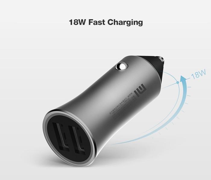 Xiaomi Mi Car Charger Pro - Silver - Zoom Image 2