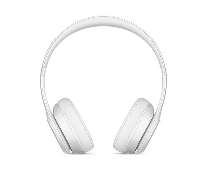 Apple MNEP2ZM/A Beats Solo3 Wireless On-Ear Headphones with Microphone - Gloss White - Zoom Image 3