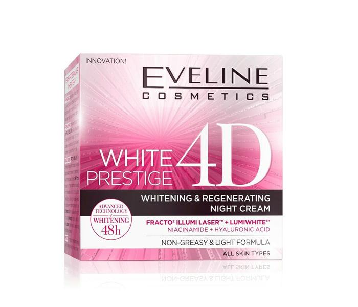 Eveline Cosmetics White Prestige 4D Whitening And Regenerating Night Cream - Zoom Image 2