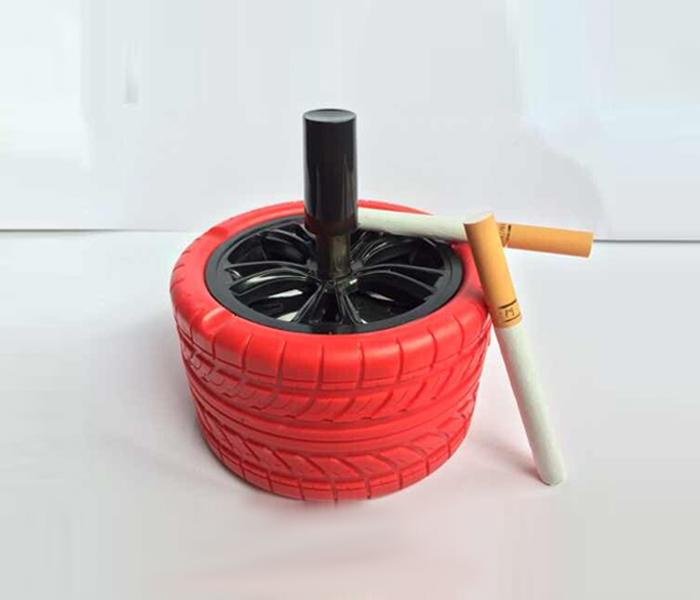 Bokai Tire Ashtray - Red - Zoom Image 3