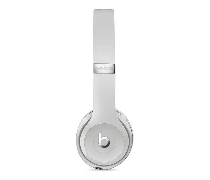 Apple MUH52ZM/A Beats Solo3 Wireless On-Ear Headphones with Microphone - Satin Silver - Zoom Image 2