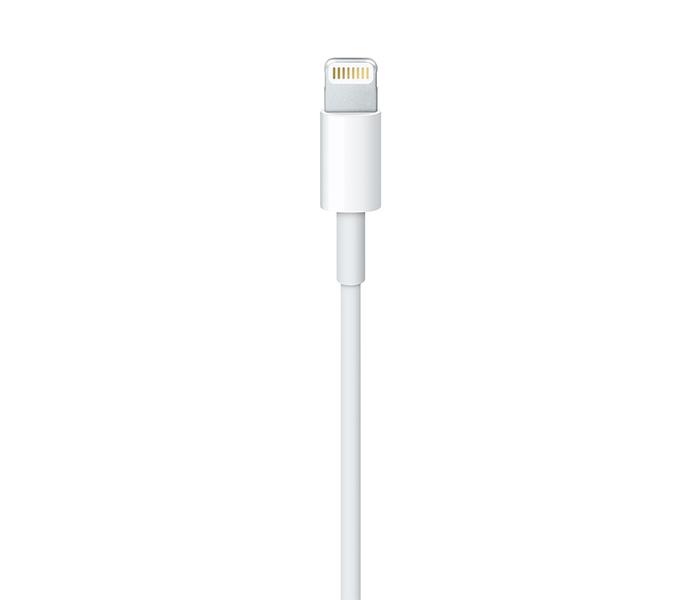 Apple MQUE2ZM/A 1m Lightning to USB Cable - White - Zoom Image 1