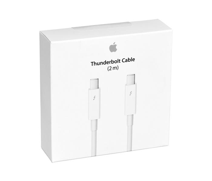 Apple MD861ZM/A 2m Thunderbolt Cable - White - Zoom Image 2