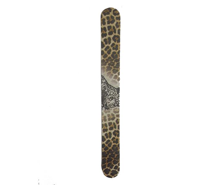 Beauty Skin Cheetah Design Printed Nail File - Yellow & Black - Zoom Image