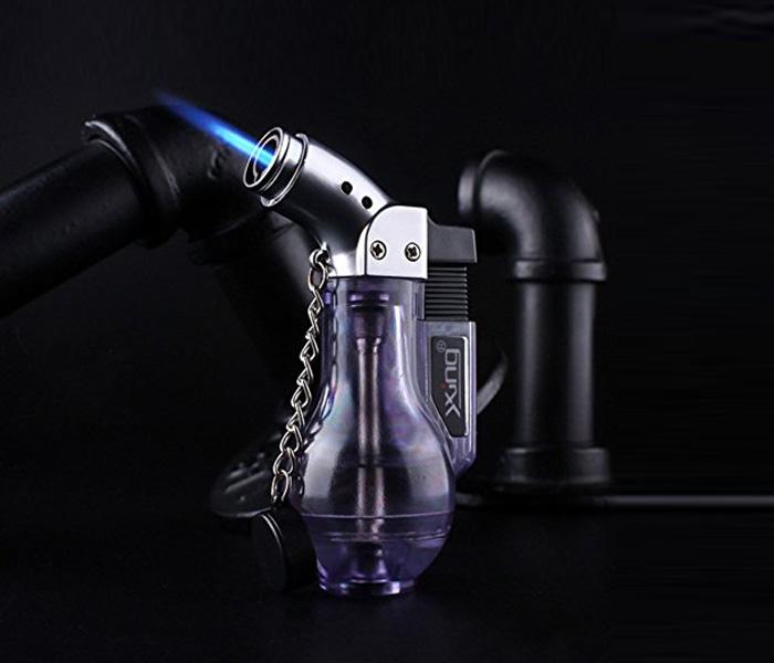 LF 30625 HONGBO JET FLAME TORCH LIGHTER -BLACK - Zoom Image