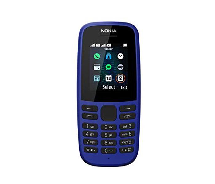 Nokia Mobile 105 Dual SIM 4MB RAM 4MB ROM Cellphone 2019 Edition Blue - Zoom Image 2