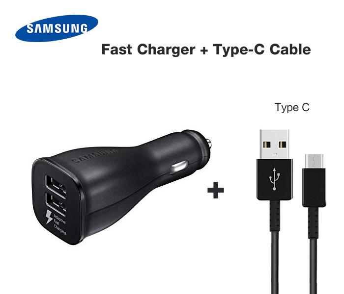 Samsung Car Adaptor Type C Black - Zoom Image 1