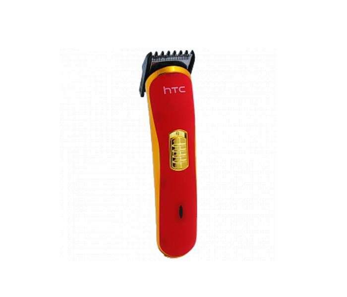 HTC Rechargeable Hair Trimmer AT-1103B, For Men - Red - Zoom Image 2