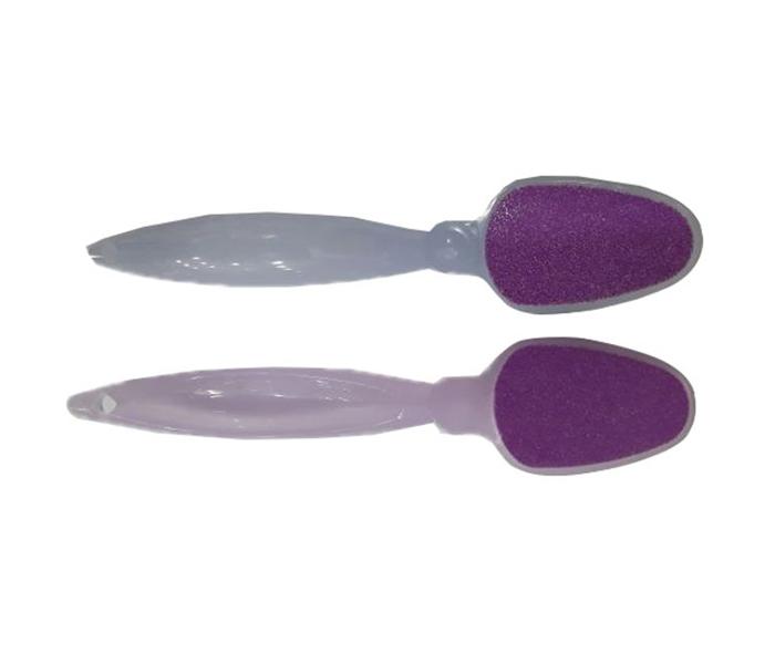 Beauty Skin 2 Piece Manicure & Pedicure Foot File - White & Purple - Zoom Image