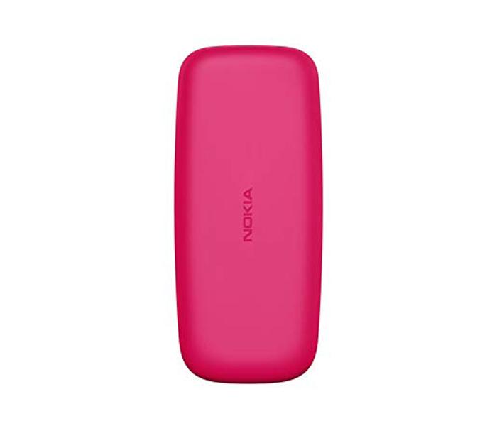 Nokia Mobile 105 Dual SIM 4MB RAM 4MB ROM Cellphone 2019 Edition Pink - Zoom Image 1