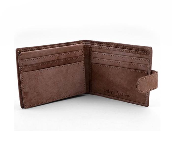 Today&#039;s Fashion Beige Leather Wallet for Men - TF 211 BG - Zoom Image 5