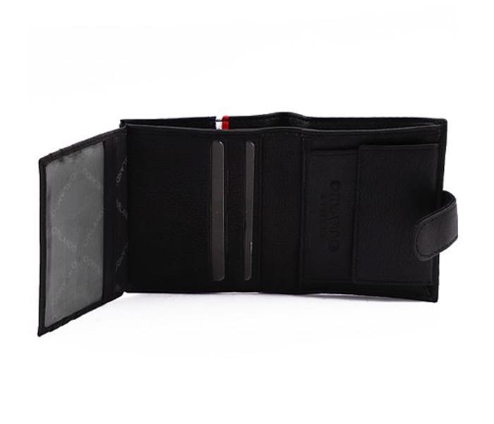 ORLANDO Black Leather Wallet for Men - ORLANDO 220 BLK - Zoom Image 3