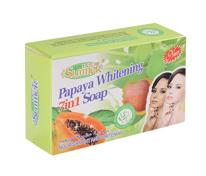 Ice Summer 7-in-1 Papaya Whitening Soap - 135g - Zoom Image