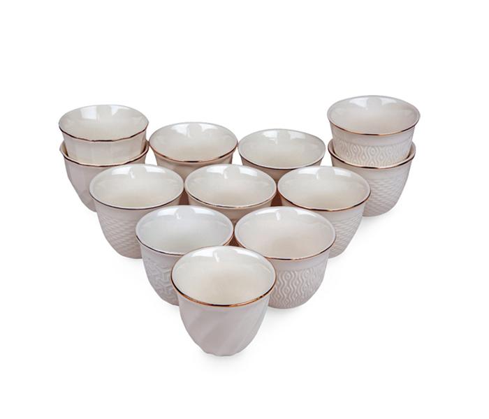 Pearl Noire Cawa Cups 12 pieces 90CC Assorted Design - Zoom Image