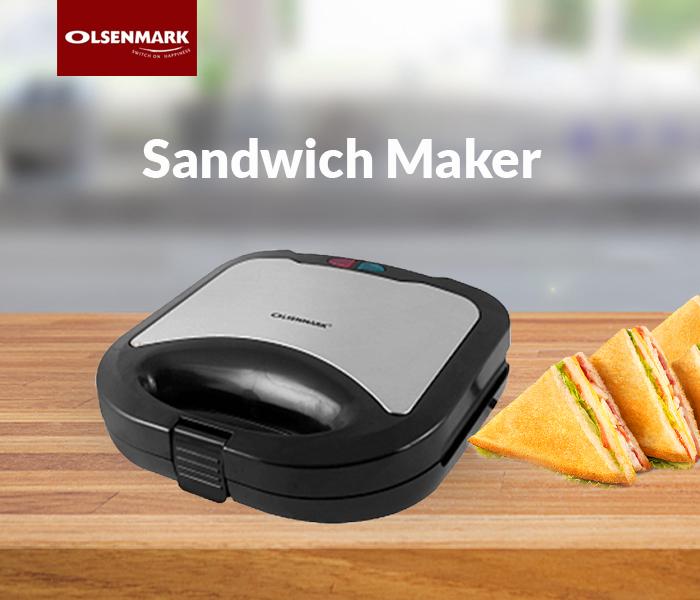 Olsenmark OMGM2321 750 Watts Sandwich Maker - Zoom Image 3