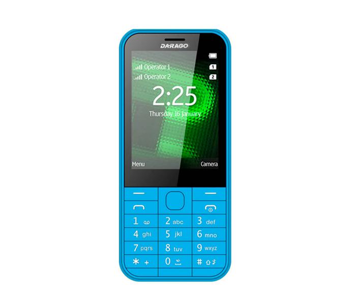 Darago 225 2.8 Inch Dual Sim Camera Mobile with Wireless FM Blue - Zoom Image 3