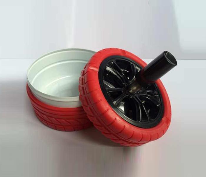 Bokai Tire Ashtray - Red - Zoom Image 2