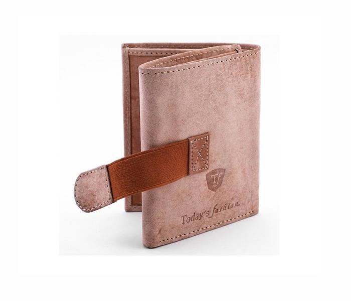 Todays Fashion Beige Leather Wallet for Men - TF 213 BG - Zoom Image 2