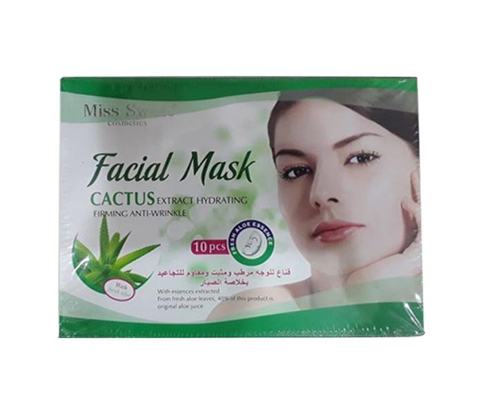 Miss Beauty Cactus Facial Mask - 10 Pieces - Zoom Image