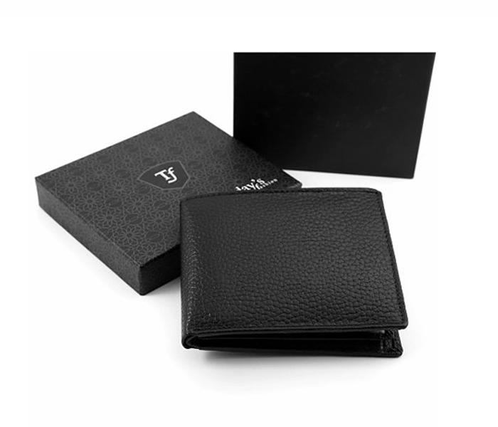 Today&#039;s Fashion Black Leather Wallet For Men - TF T7 BLK - Zoom Image 1