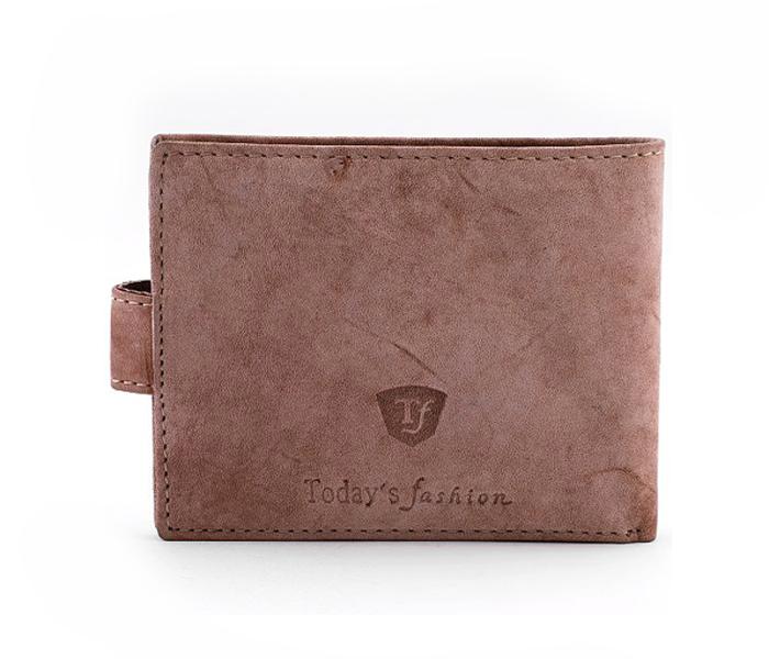 Today&#039;s Fashion Beige Leather Wallet for Men - TF 211 BG - Zoom Image 3