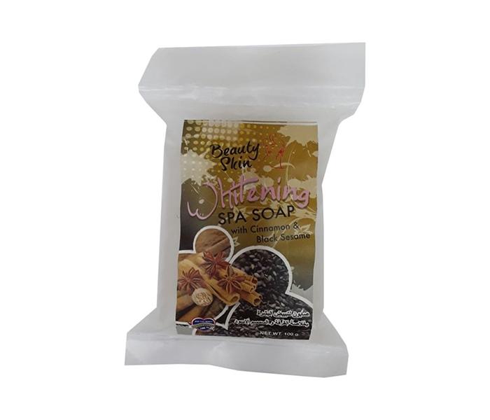 Beauty Skin Whitening Spa Soap with Cinnamon & Black Sesame - 100g - Zoom Image 2