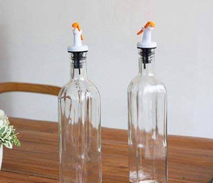 Sunny Oil & Vinegar Cooking Condiment Glass Container Bottle 250ML 2 Pcs Set, R120029 - Zoom Image 1