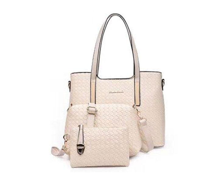 Ladies Luxury Bag 3 pcs Set JA074 - White - Zoom Image 1