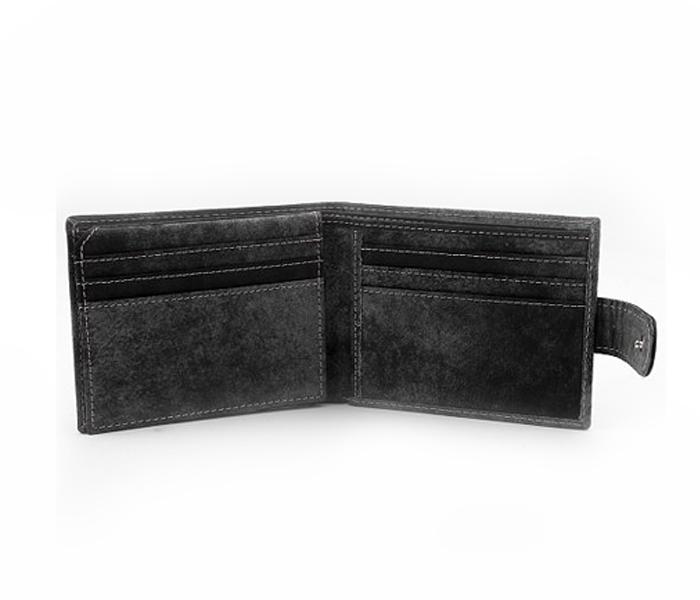 Today&#039;s Fashion Black Leather Wallet for Men -  TF 211 BLK - Zoom Image 2