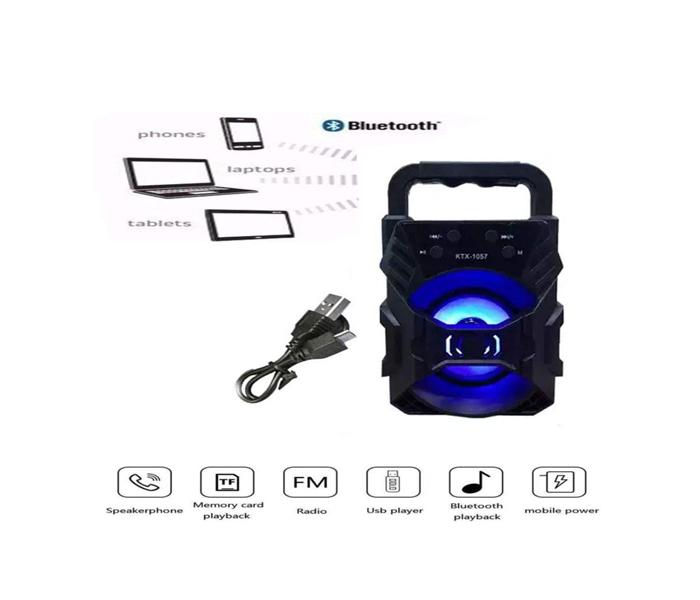 Blue Birds Portable KTX-1057 Bluetooth Speaker with Light - Zoom Image 3